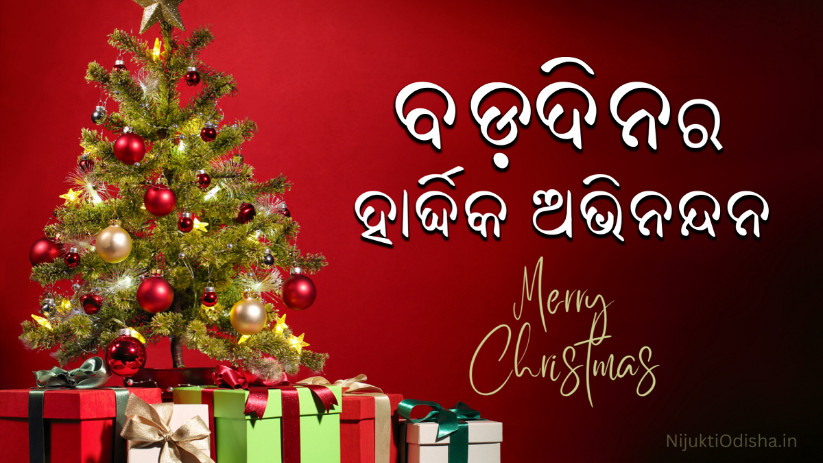 Merry Christmas Odia Image