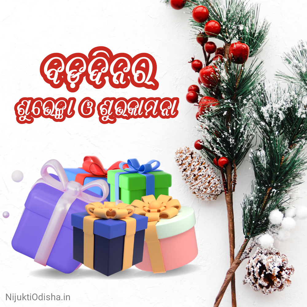 Christmas Odia Wishes Image