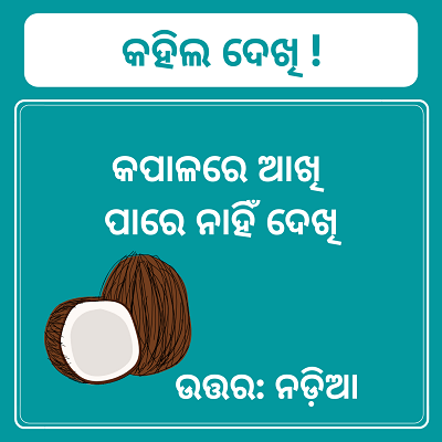 Best Odia Paheli with answer (Odia Riddles) - ଓଡ଼ିଆ ପ୍ରହେଳିକା