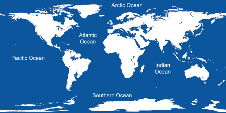 5 Ocean in the World